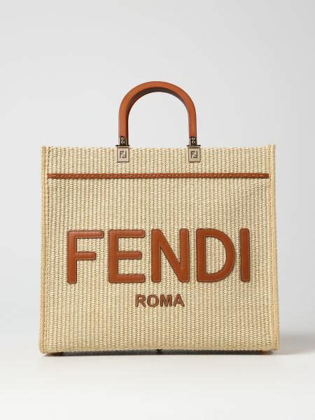 borsa in paglia fendi|borse donna fendi it.